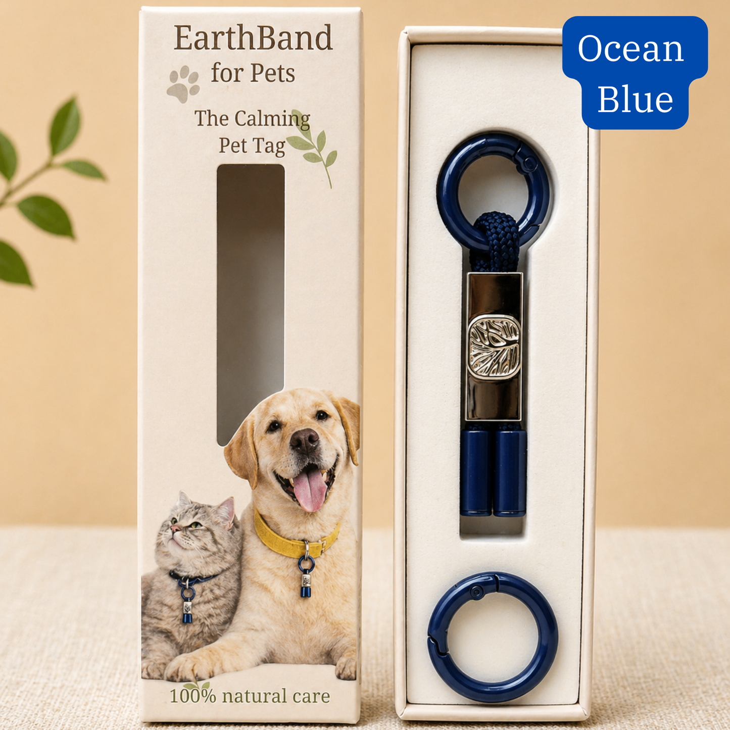 Ocean Blue Calming Pet Tag