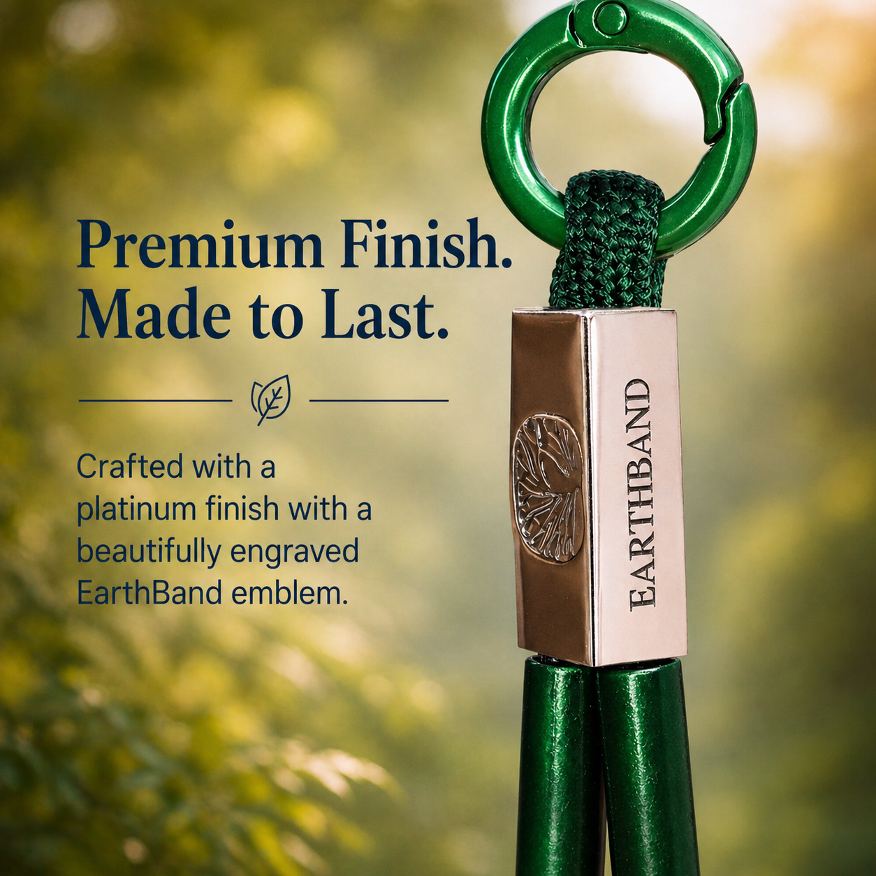 Forest Green Calming Pet Tag